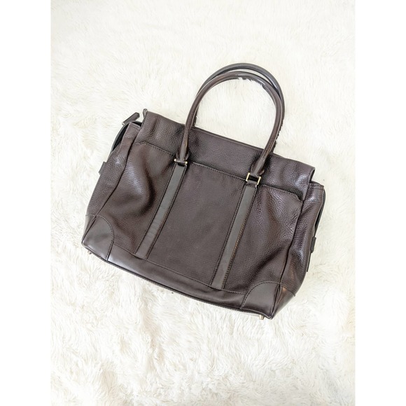 Coach Other - Coach Men's Brown Leather Briefcase Laptop Bag